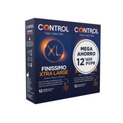 Control Finissimo Xl Preservativos Pack Ahorro 2X12 Uds.