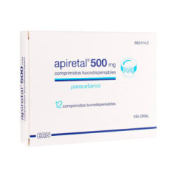 Apiretal 500 mg 12 comprimidos bucodispersables
